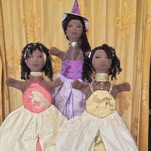 Custom Handmade Puppet Trio